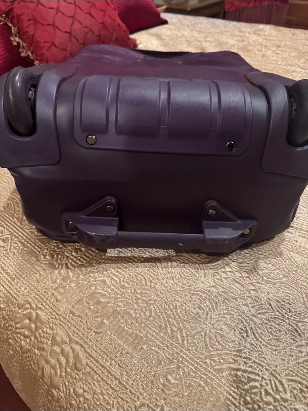 Lipault Men or Wonen’s Rolling Duffel in Deep Plum